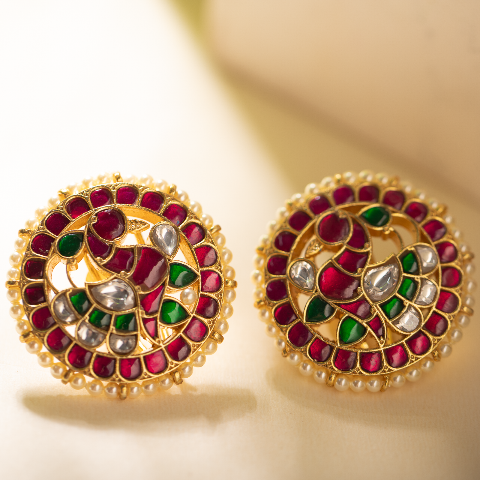 Mayil Chakram Studs
